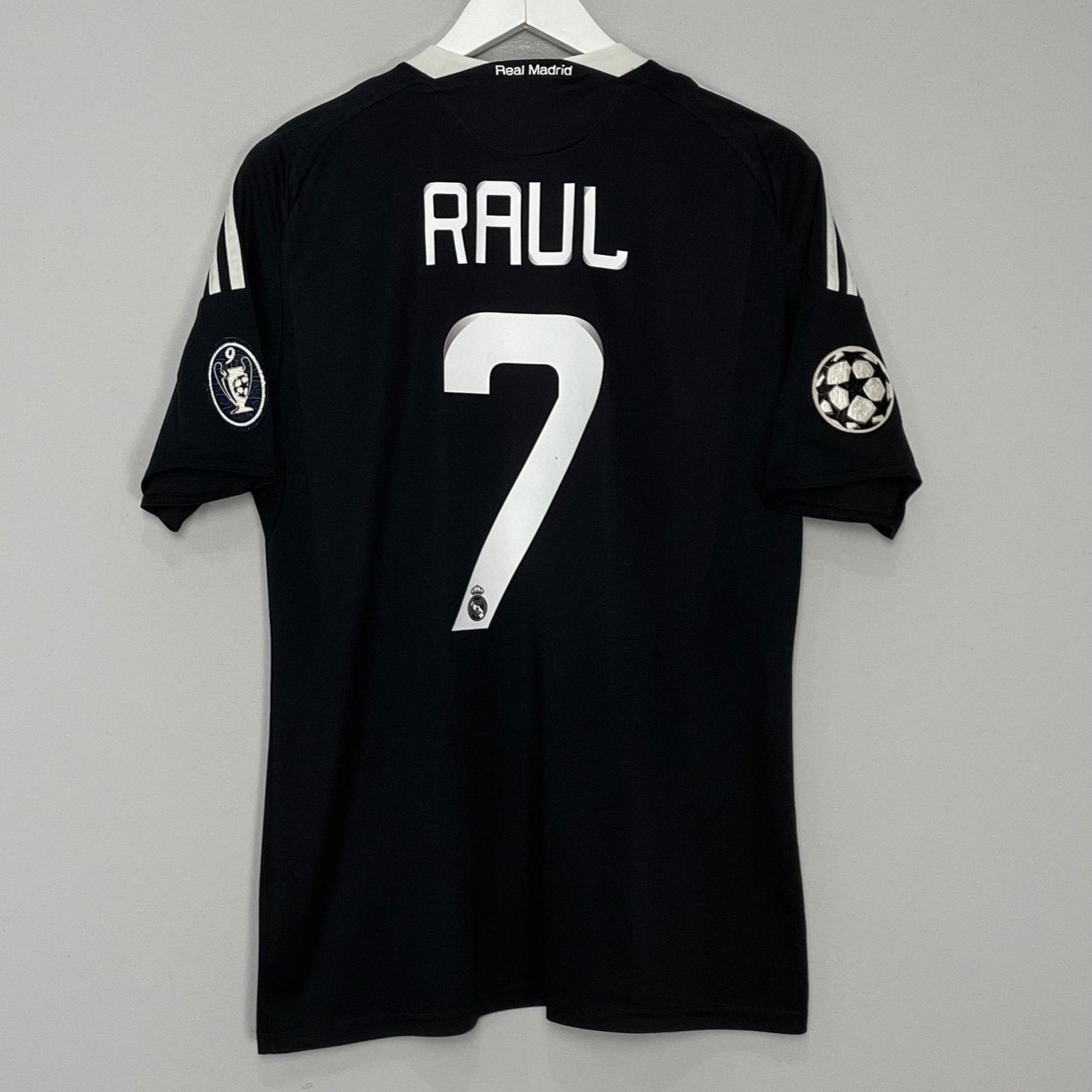2008/09 REAL MADRID RAUL #7 C/L AWAY SHIRT (M) ADIDAS – Cult Kits
