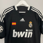 Shop 2008/09 REAL MADRID RAUL #7 C/L AWAY SHIRT (M) ADIDAS, classic football shirts, vintage football shirts & retro soccer jerseys at Cult Kits