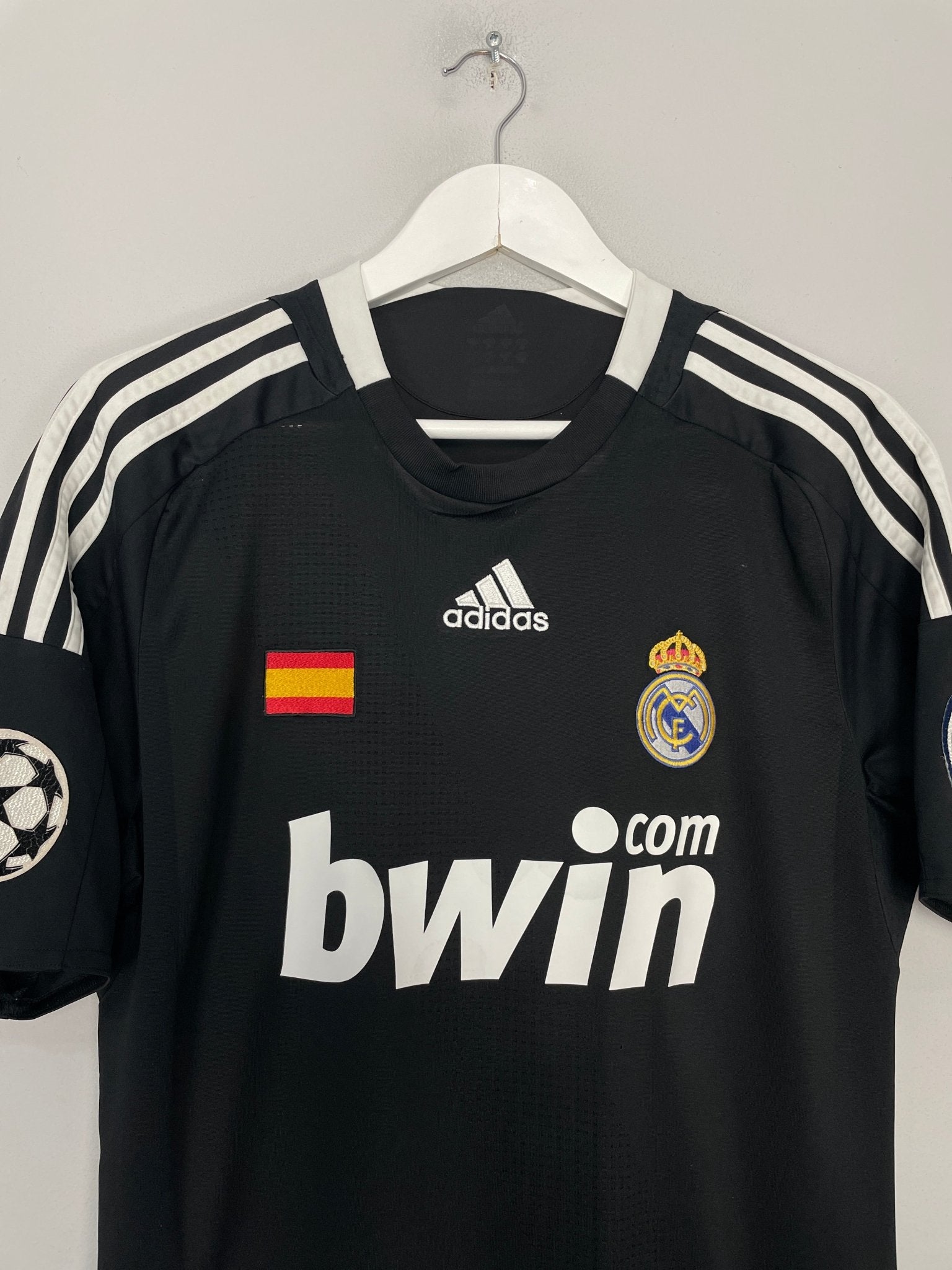 Shop 2008/09 REAL MADRID RAUL #7 C/L AWAY SHIRT (M) ADIDAS, classic football shirts, vintage football shirts & retro soccer jerseys at Cult Kits