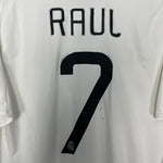 Shop 2008/09 REAL MADRID RAUL #7 C/L HOME SHIRT (L) ADIDAS, classic football shirts, vintage football shirts & retro soccer jerseys at Cult Kits