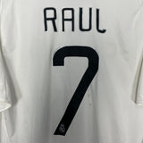 Shop 2008/09 REAL MADRID RAUL #7 C/L HOME SHIRT (L) ADIDAS, classic football shirts, vintage football shirts & retro soccer jerseys at Cult Kits