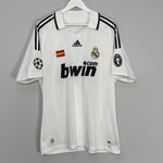 Shop 2008/09 REAL MADRID RAUL #7 C/L HOME SHIRT (L) ADIDAS, classic football shirts, vintage football shirts & retro soccer jerseys at Cult Kits