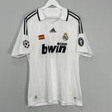 Shop 2008/09 REAL MADRID RAUL #7 C/L HOME SHIRT (L) ADIDAS, classic football shirts, vintage football shirts & retro soccer jerseys at Cult Kits