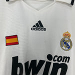 Shop 2008/09 REAL MADRID RAUL #7 C/L HOME SHIRT (L) ADIDAS, classic football shirts, vintage football shirts & retro soccer jerseys at Cult Kits