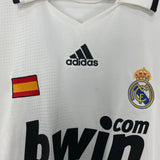 Shop 2008/09 REAL MADRID RAUL #7 C/L HOME SHIRT (L) ADIDAS, classic football shirts, vintage football shirts & retro soccer jerseys at Cult Kits