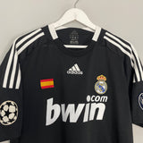 Shop 2008/09 REAL MADRID RAUL #7 C/L THIRD SHIRT (L) ADIDAS, classic football shirts, vintage football shirts & retro soccer jerseys at Cult Kits