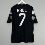 Shop 2008/09 REAL MADRID RAUL #7 C/L THIRD SHIRT (L) ADIDAS, classic football shirts, vintage football shirts & retro soccer jerseys at Cult Kits