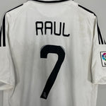 Shop 2008/09 REAL MADRID RAUL #7 HOME SHIRT (L) ADIDAS, classic football shirts, vintage football shirts & retro soccer jerseys at Cult Kits