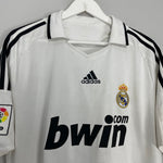 Shop 2008/09 REAL MADRID RAUL #7 HOME SHIRT (L) ADIDAS, classic football shirts, vintage football shirts & retro soccer jerseys at Cult Kits