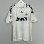 Shop 2008/09 REAL MADRID RAUL #7 HOME SHIRT (L) ADIDAS, classic football shirts, vintage football shirts & retro soccer jerseys at Cult Kits