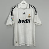 Shop 2008/09 REAL MADRID RAUL #7 HOME SHIRT (L) ADIDAS, classic football shirts, vintage football shirts & retro soccer jerseys at Cult Kits