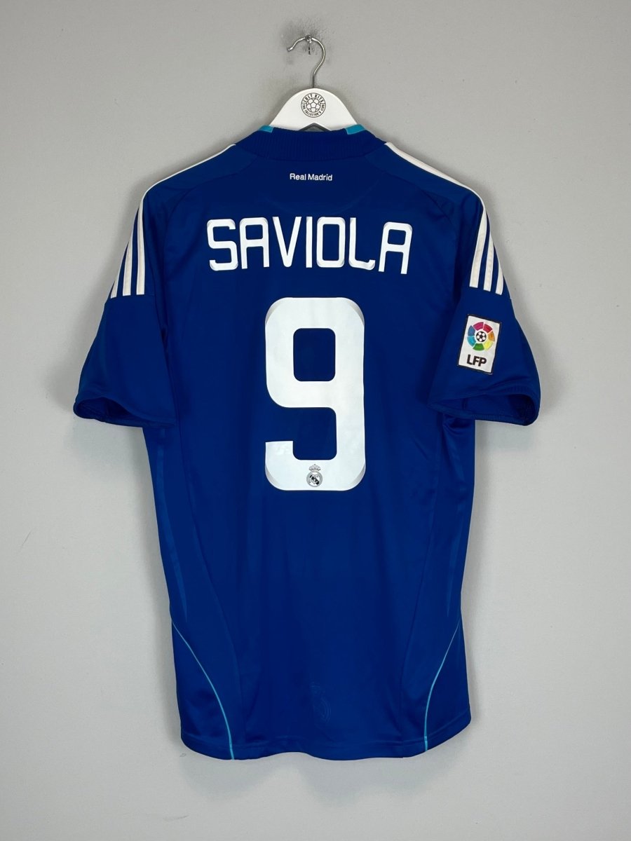 2008/09 REAL MADRID SAVIOLA 9 AWAY SHIRT (M) ADIDAS - Cult Kits - Medium - Buy Vintage Football Shirts, Authentic Retro Football Shirts For Sale, Classic Football Shirts & Soccer Jersey