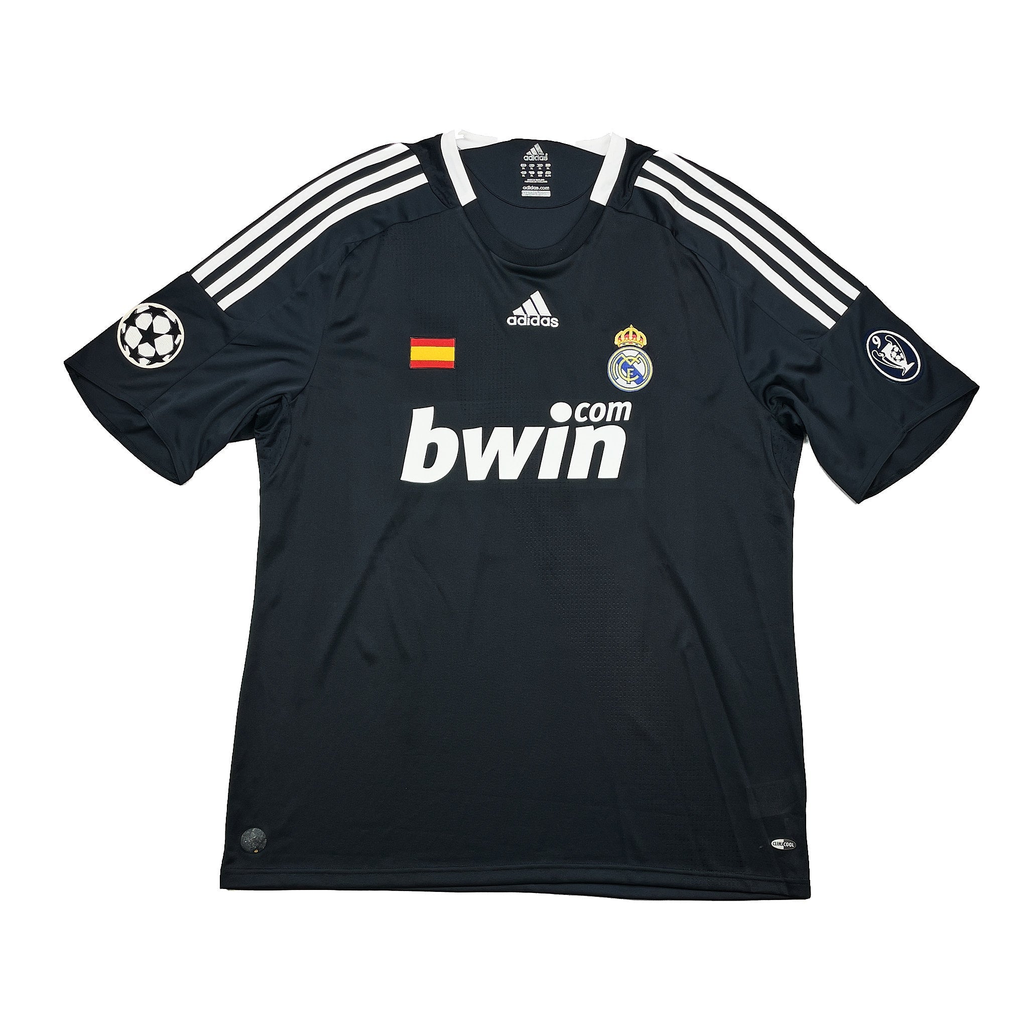 Buy 2008/09 Real Madrid Sneijder 10 C/L Third Shirt (XL) Adidas ~ Free worldwide shipping ~ Authentic Vintage Football Shirts from Cult Kits