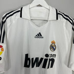 Shop 2008/09 REAL MADRID SNEIJDER #10 *PLAYER ISSUE* HOME SHIRT (XL) ADIDAS, classic football shirts, vintage football shirts & retro soccer jerseys at Cult Kits