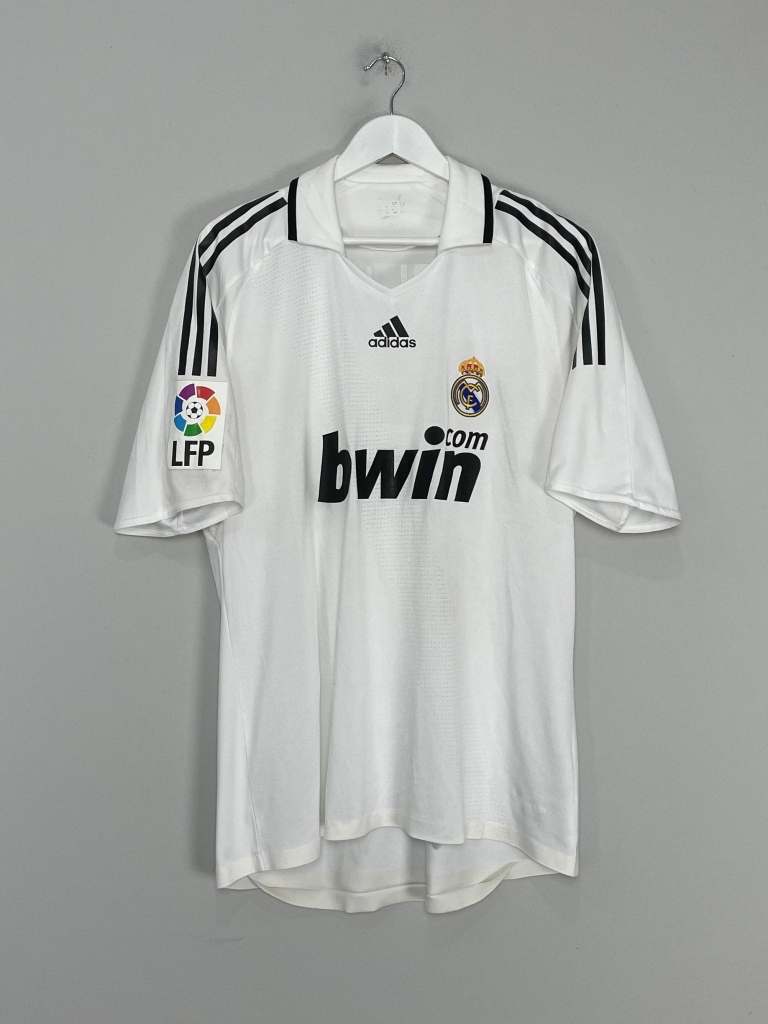Maillot Domicile Real Madrid 2008-2009 – #10 Sneijder – Taille S – Adidas – Occasion