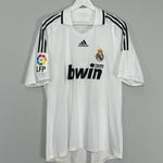 Shop 2008/09 REAL MADRID SNEIJDER #10 *PLAYER ISSUE* HOME SHIRT (XL) ADIDAS, classic football shirts, vintage football shirts & retro soccer jerseys at Cult Kits