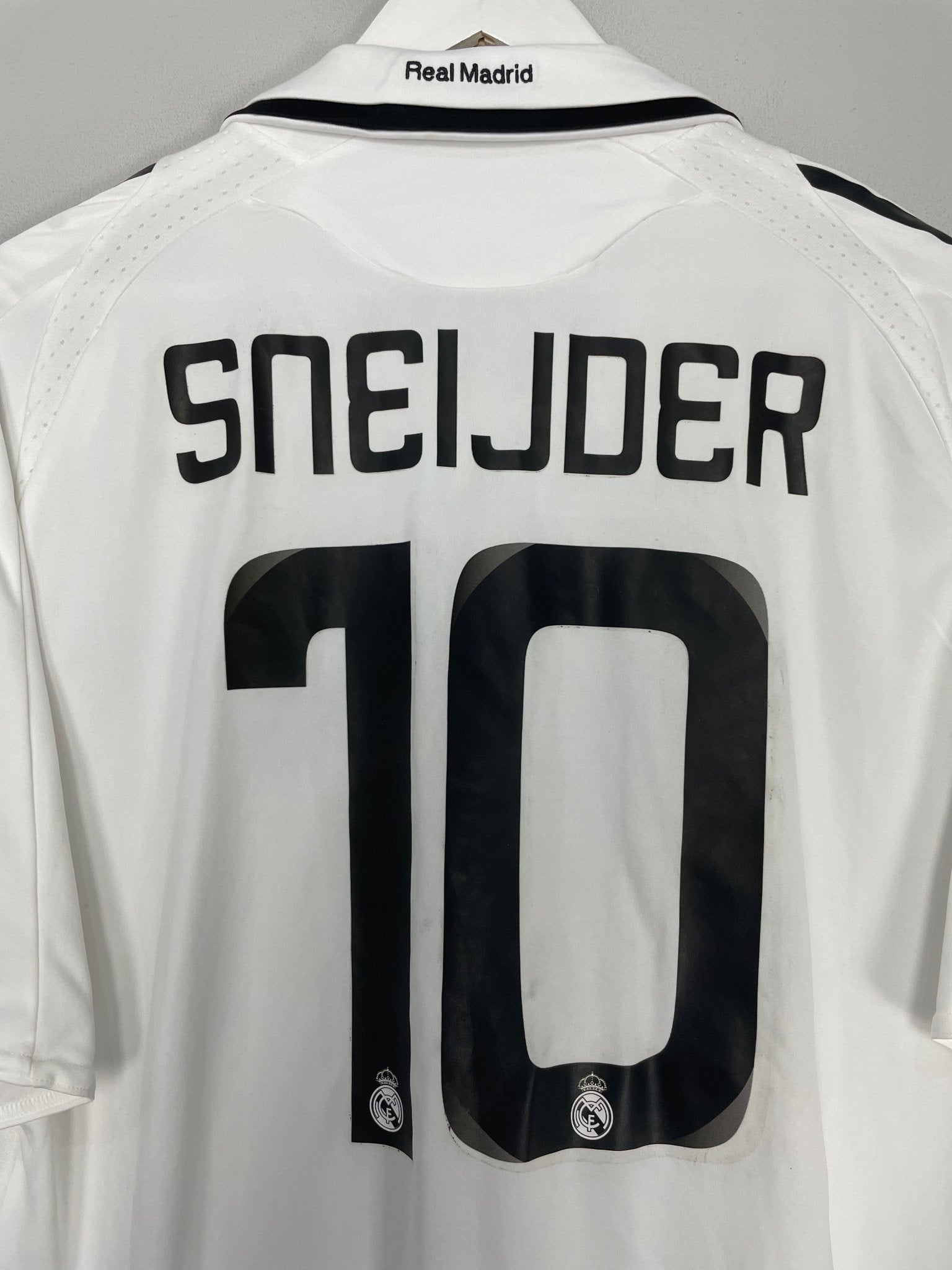 MAILLOT DOMICILE REAL Madrid #10 Sneijder saison 2008-2009 EUR 135,00 - ES