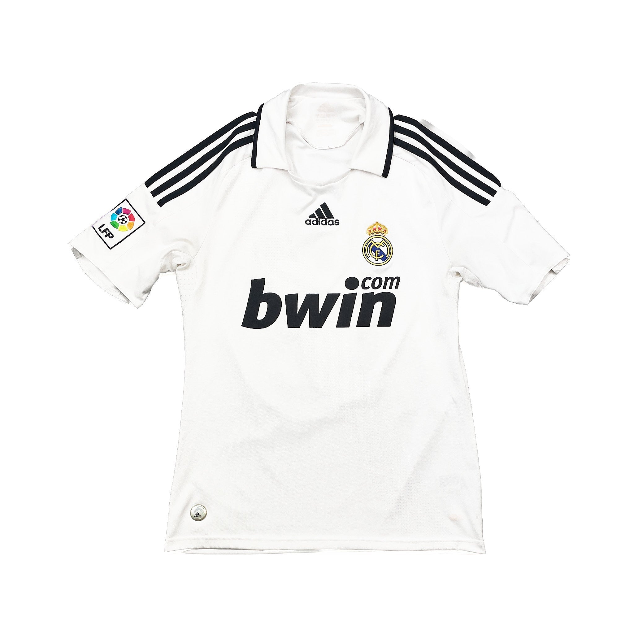 Buy 2008/09 Real Madrid V.Nistelrooy 17 Home Shirt (S) Adidas ~ Free worldwide shipping available ~ Authentic Vintage Football Shirts from Cult Kits