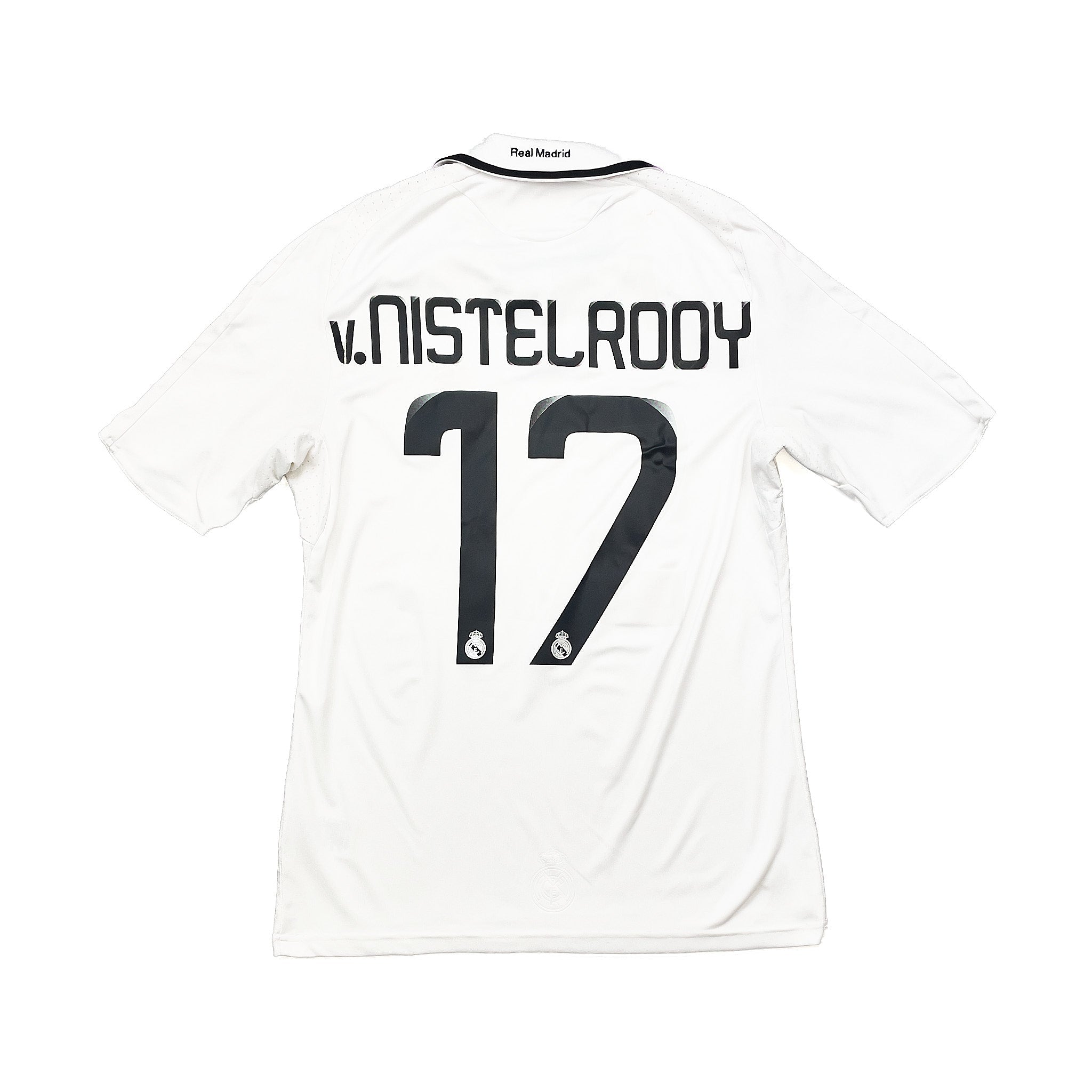 Buy 2008/09 Real Madrid V.Nistelrooy 17 Home Shirt (S) Adidas ~ Free worldwide shipping available ~ Authentic Vintage Football Shirts from Cult Kits