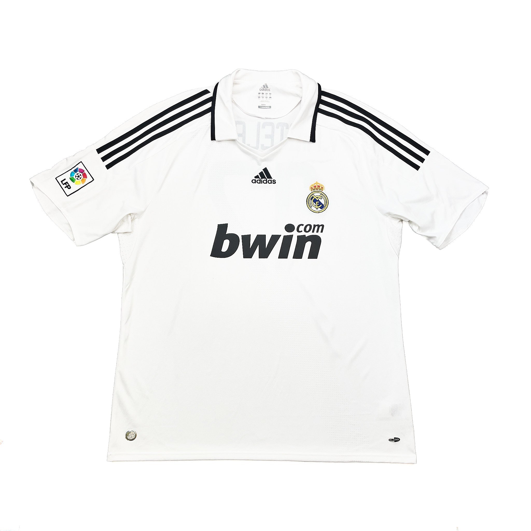 Buy 2008/09 Real Madrid V.Nistelrooy 17 Home Shirt (XXL) Adidas ~ Free worldwide shipping ~ Authentic Vintage Football Shirts from Cult Kits