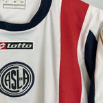 2008/09 SAN LORENZO MENDEZ 17 AWAY SHIRT (L) LOTTO - Cult Kits - Large - Buy Vintage Football Shirts, Authentic Retro Football Shirts For Sale, Classic Football Shirts & Soccer Jersey