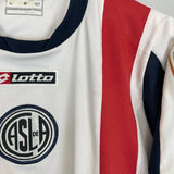 2008/09 SAN LORENZO MENDEZ 17 AWAY SHIRT (L) LOTTO - Cult Kits - Large - Buy Vintage Football Shirts, Authentic Retro Football Shirts For Sale, Classic Football Shirts & Soccer Jersey