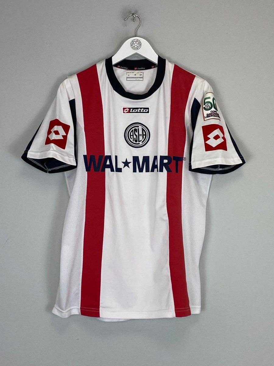 2008/09 SAN LORENZO MENDEZ 17 AWAY SHIRT (L) LOTTO - Cult Kits - Large - Buy Vintage Football Shirts, Authentic Retro Football Shirts For Sale, Classic Football Shirts & Soccer Jersey