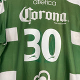 Shop 2008/09 SANTOS LAGUNA #30 HOME SHIRT (M) ATLETICA, classic football shirts, vintage football shirts & retro soccer jerseys at Cult Kits