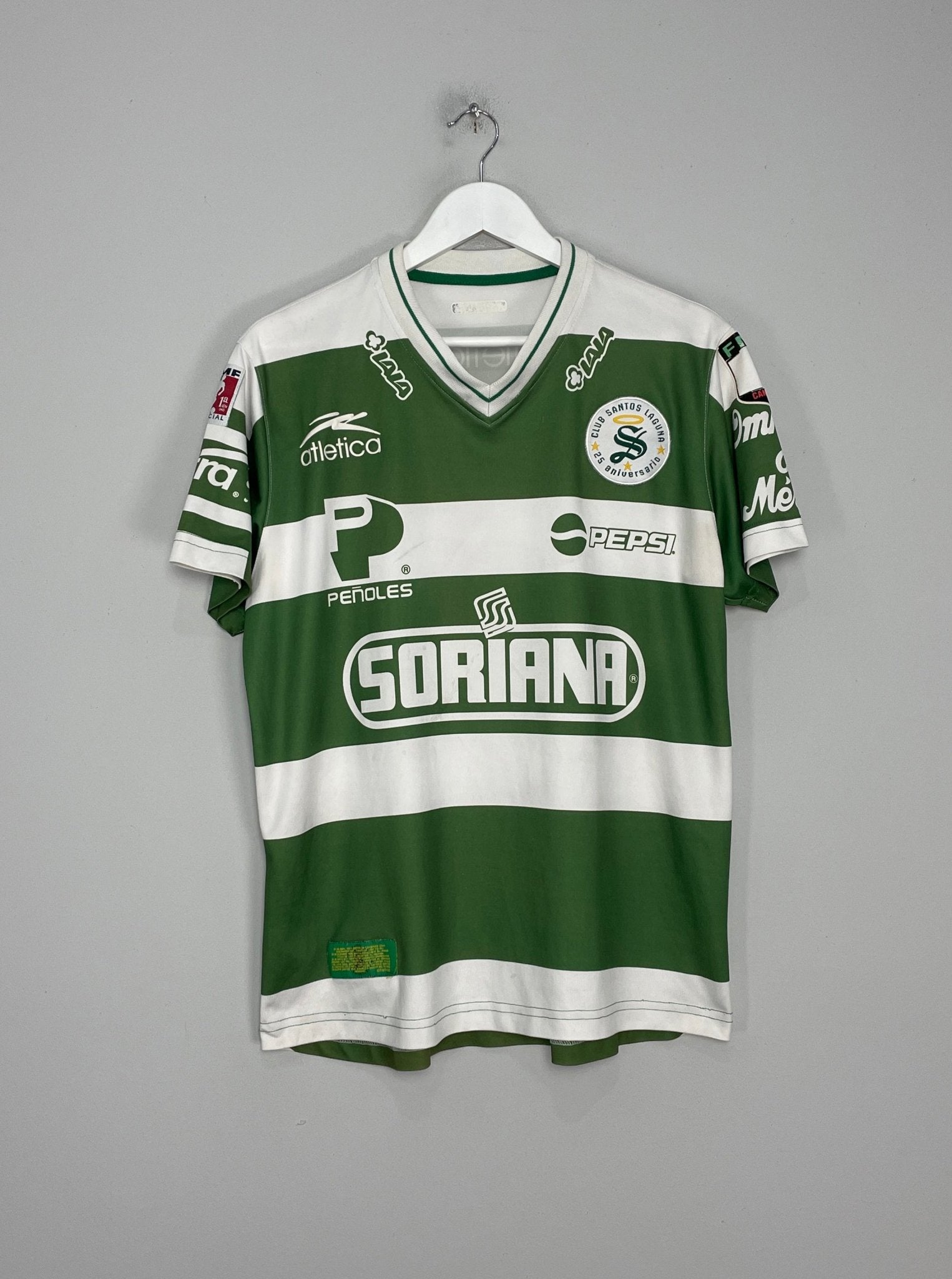 Shop 2008/09 SANTOS LAGUNA #30 HOME SHIRT (M) ATLETICA, classic football shirts, vintage football shirts & retro soccer jerseys at Cult Kits
