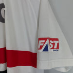 Shop 2008/09 SAO PAULO ADRIANO #10 HOME SHIRT (M) REEBOK, classic football shirts, vintage football shirts & retro soccer jerseys at Cult Kits