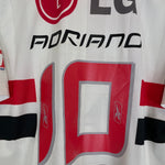 Shop 2008/09 SAO PAULO ADRIANO #10 HOME SHIRT (M) REEBOK, classic football shirts, vintage football shirts & retro soccer jerseys at Cult Kits