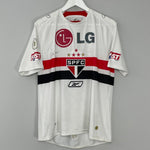 Shop 2008/09 SAO PAULO ADRIANO #10 *SIGNED* HOME SHIRT (M) REEBOK, classic football shirts, vintage football shirts & retro soccer jerseys at Cult Kits