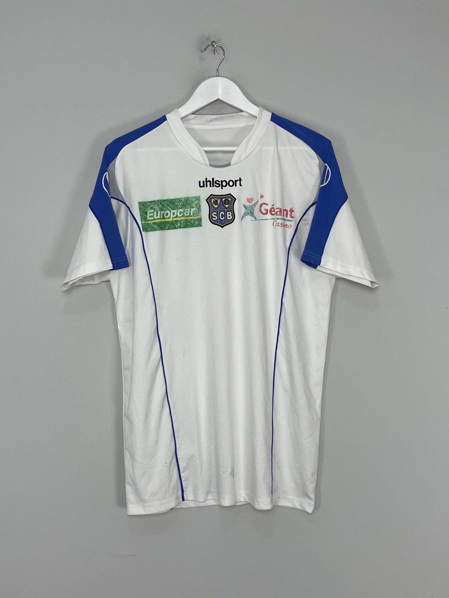 Shop 2008/09 SC BASTIA #2 AWAY SHIRT (L) UHLSPORT, classic football shirts, vintage football shirts & retro soccer jerseys at Cult Kits