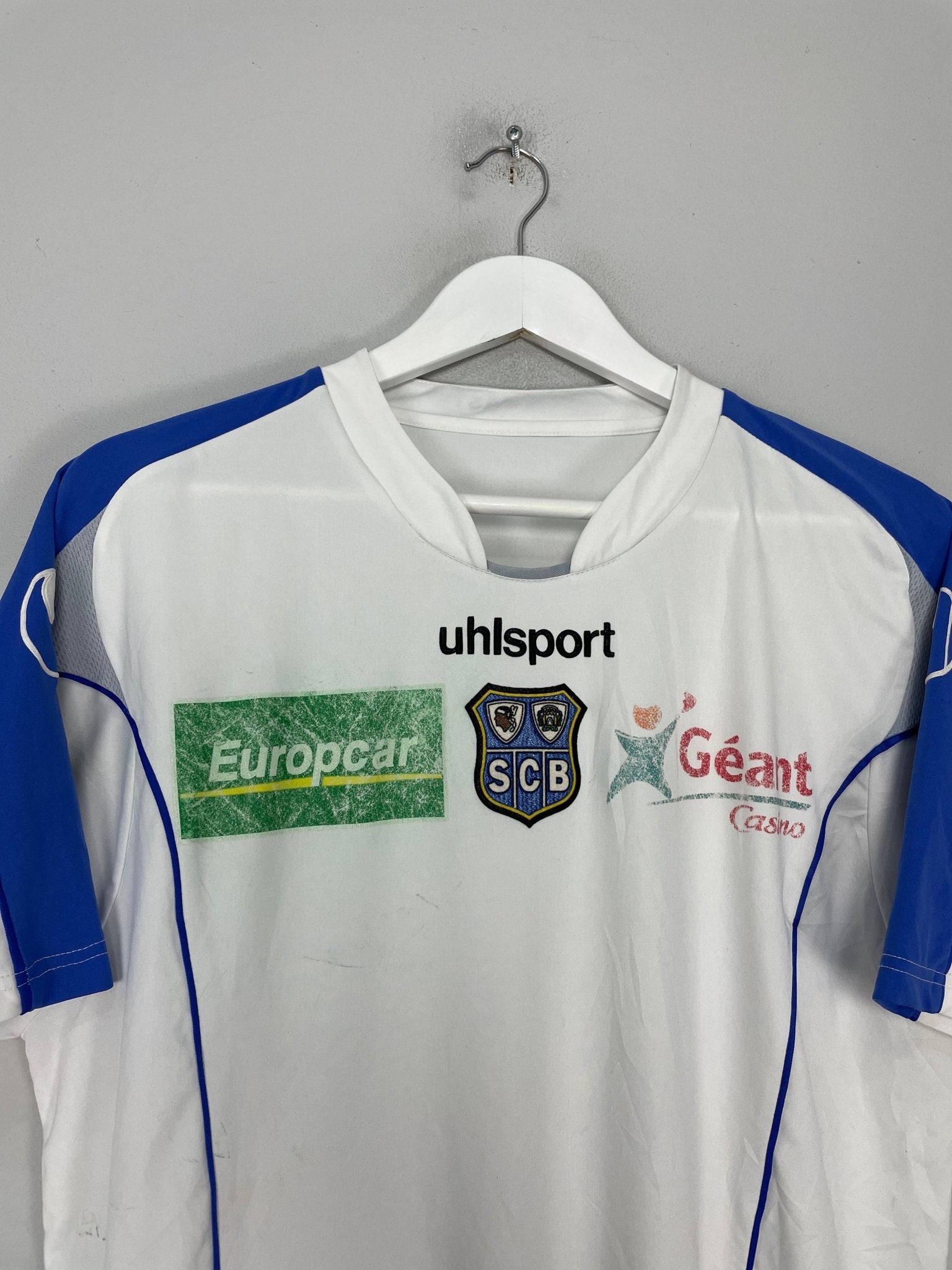 Shop 2008/09 SC BASTIA #2 AWAY SHIRT (L) UHLSPORT, classic football shirts, vintage football shirts & retro soccer jerseys at Cult Kits