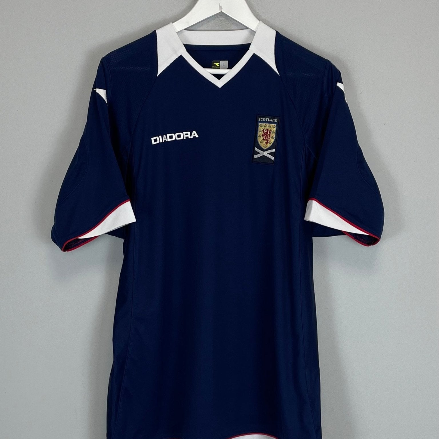 Shop 2008/09 SCOTLAND HOME SHIRT (L) DIADORA, classic football shirts, vintage football shirts & retro soccer jerseys at Cult Kits