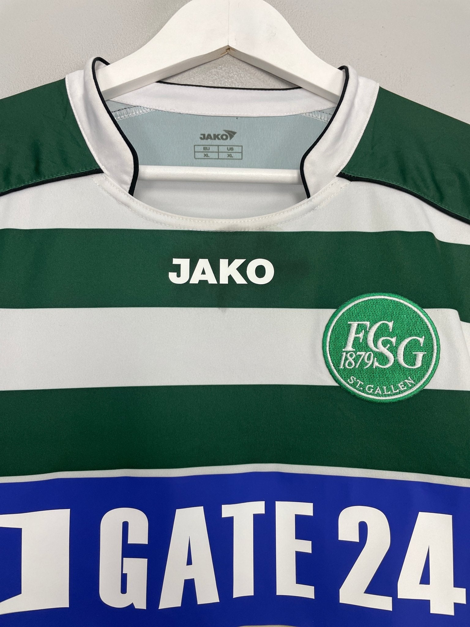 Shop 2008/09 ST GALLEN HOME SHIRT (XL) JAKO, classic football shirts, vintage football shirts & retro soccer jerseys at Cult Kits