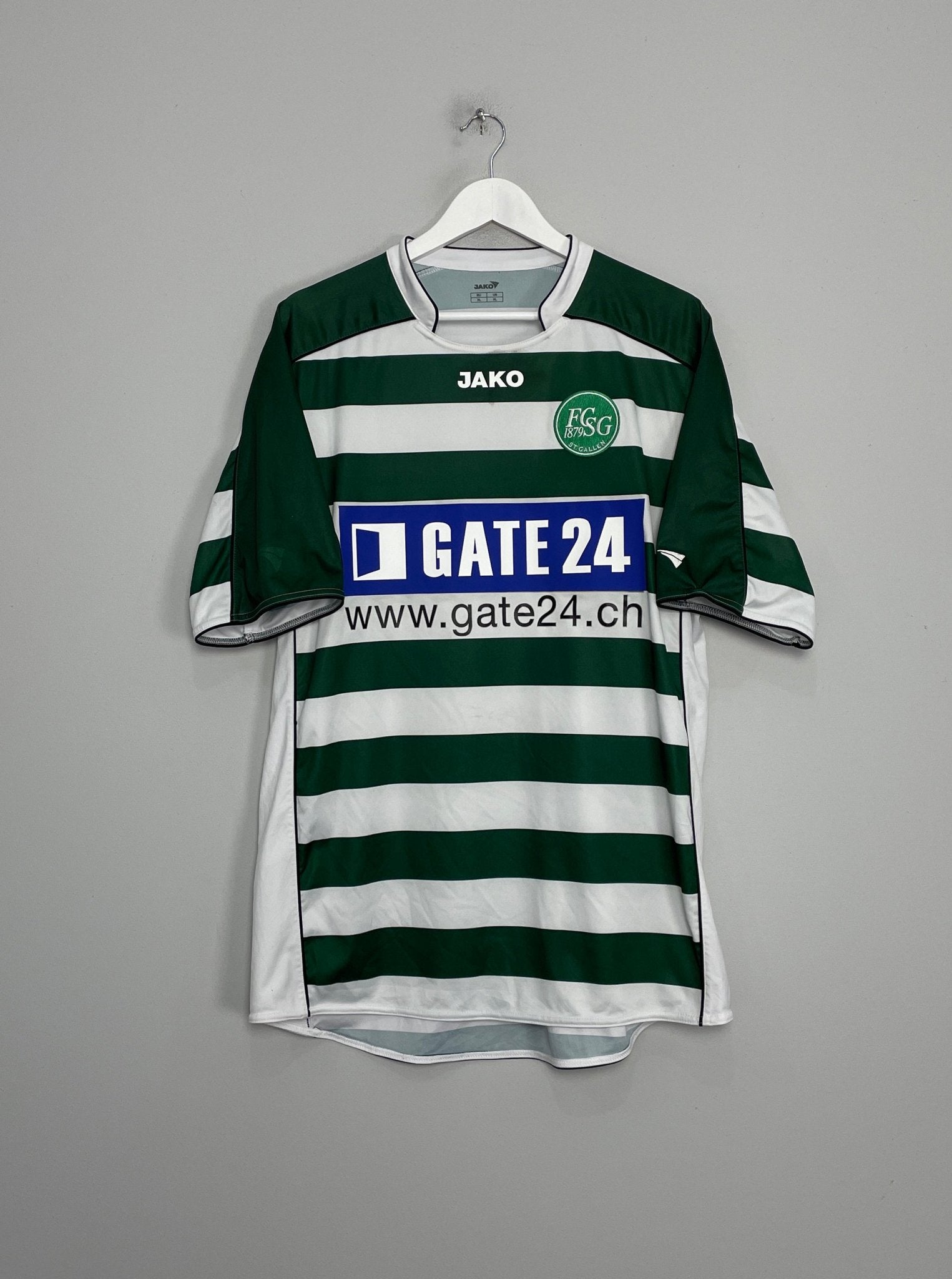 Shop 2008/09 ST GALLEN HOME SHIRT (XL) JAKO, classic football shirts, vintage football shirts & retro soccer jerseys at Cult Kits