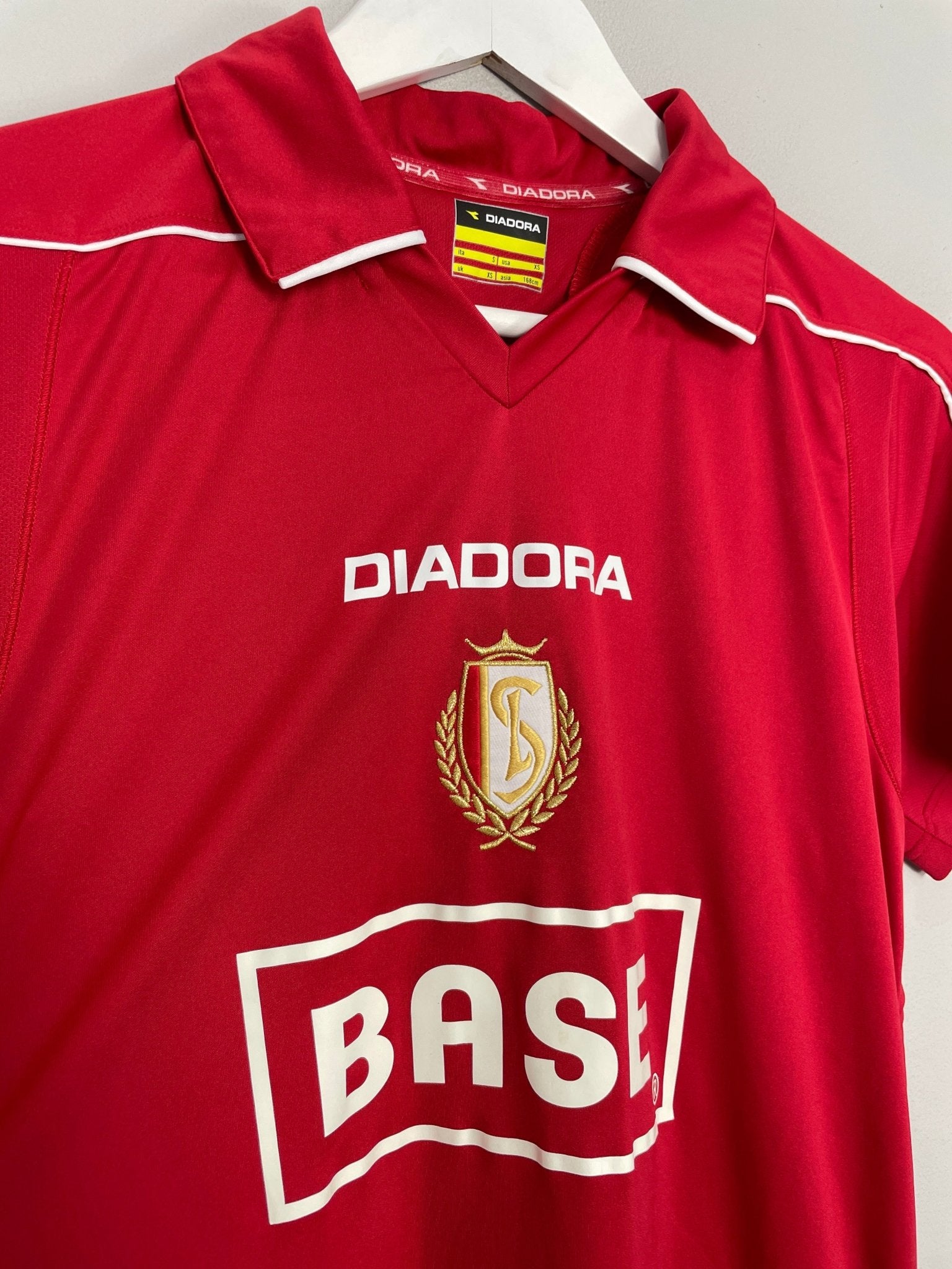 Shop 2008/09 STANDARD LIEGE HOME SHIRT (XS) DIADORA, classic football shirts, vintage football shirts & retro soccer jerseys at Cult Kits