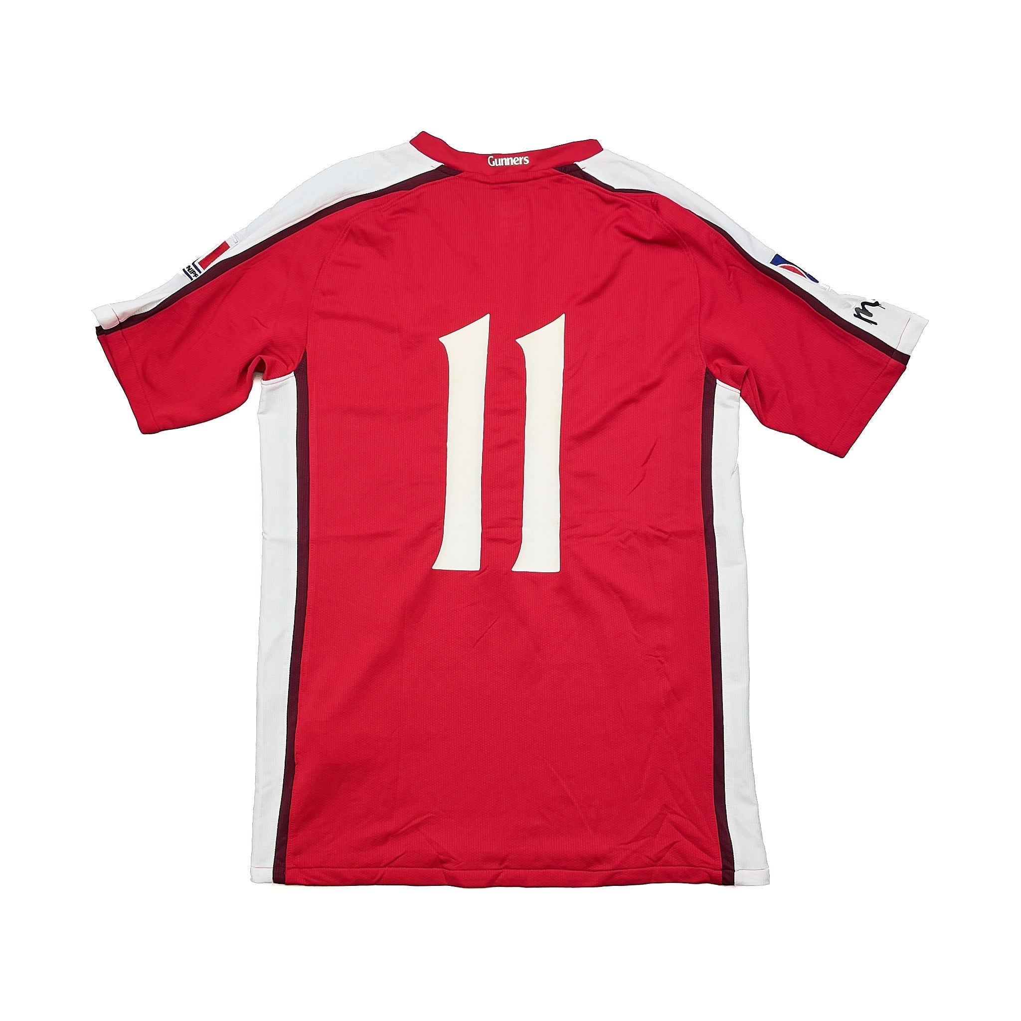 Buy 2008/10 Arsenal 11 *Match Worn Milk Cup* Home Shirt (XL.Kids) Nike ~ Free worldwide shipping ~ Authentic Vintage Football Shirts from Cult Kits