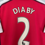 Shop 2008/10 ARSENAL DIABY #2 HOME SHIRT (L) NIKE, classic football shirts, vintage football shirts & retro soccer jerseys at Cult Kits