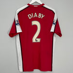 Shop 2008/10 ARSENAL DIABY #2 HOME SHIRT (L) NIKE, classic football shirts, vintage football shirts & retro soccer jerseys at Cult Kits