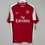Shop 2008/10 ARSENAL FABREGAS #4 *BNWT* HOME SHIRT (L) NIKE, classic football shirts, vintage football shirts & retro soccer jerseys at Cult Kits
