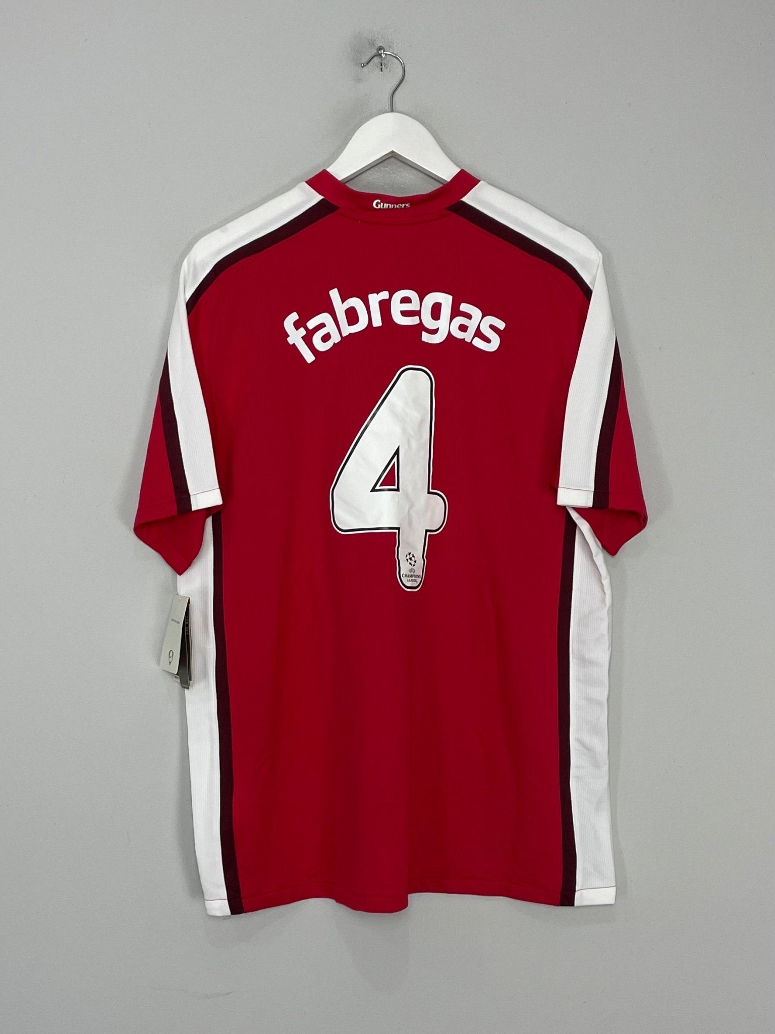 Shop 2008/10 ARSENAL FABREGAS #4 *BNWT* HOME SHIRT (L) NIKE, classic football shirts, vintage football shirts & retro soccer jerseys at Cult Kits