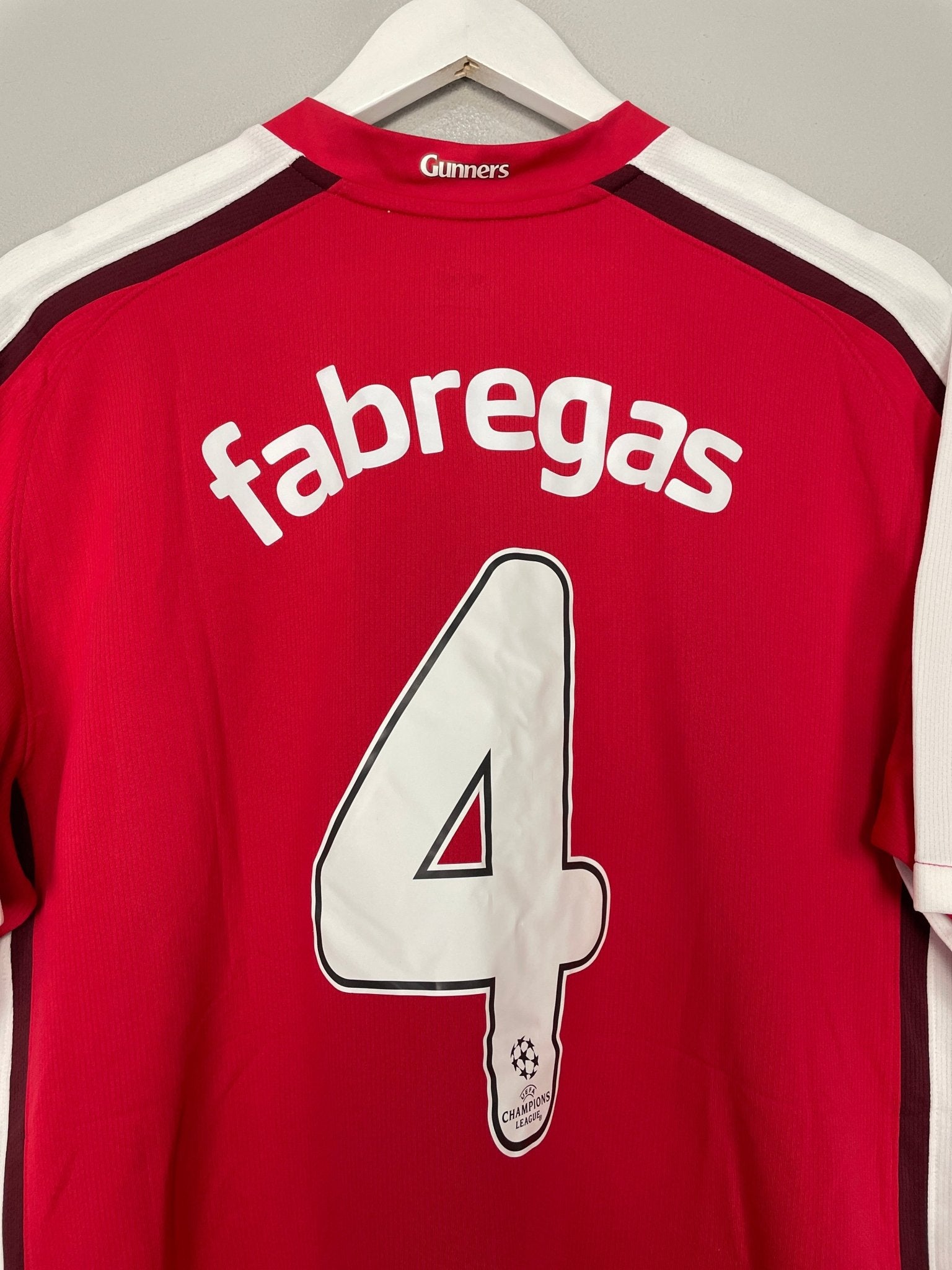 Shop 2008/10 ARSENAL FABREGAS #4 *BNWT* HOME SHIRT (L) NIKE, classic football shirts, vintage football shirts & retro soccer jerseys at Cult Kits