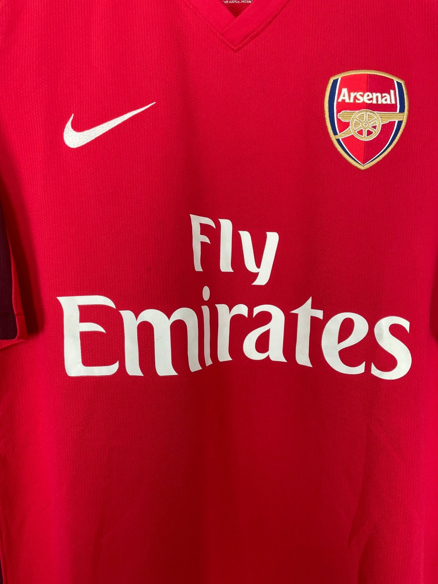 Shop 2008/10 ARSENAL FABREGAS #4 *BNWT* HOME SHIRT (L) NIKE, classic football shirts, vintage football shirts & retro soccer jerseys at Cult Kits