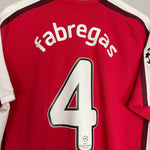 Shop 2008/10 ARSENAL FABREGAS #4 C/L HOME SHIRT (L) NIKE, classic football shirts, vintage football shirts & retro soccer jerseys at Cult Kits