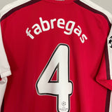 Shop 2008/10 ARSENAL FABREGAS #4 C/L HOME SHIRT (L) NIKE, classic football shirts, vintage football shirts & retro soccer jerseys at Cult Kits