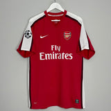 Shop 2008/10 ARSENAL FABREGAS #4 C/L HOME SHIRT (L) NIKE, classic football shirts, vintage football shirts & retro soccer jerseys at Cult Kits