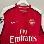 Shop 2008/10 ARSENAL FABREGAS #4 C/L HOME SHIRT (L) NIKE, classic football shirts, vintage football shirts & retro soccer jerseys at Cult Kits