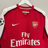 Shop 2008/10 ARSENAL FABREGAS #4 C/L HOME SHIRT (L) NIKE, classic football shirts, vintage football shirts & retro soccer jerseys at Cult Kits